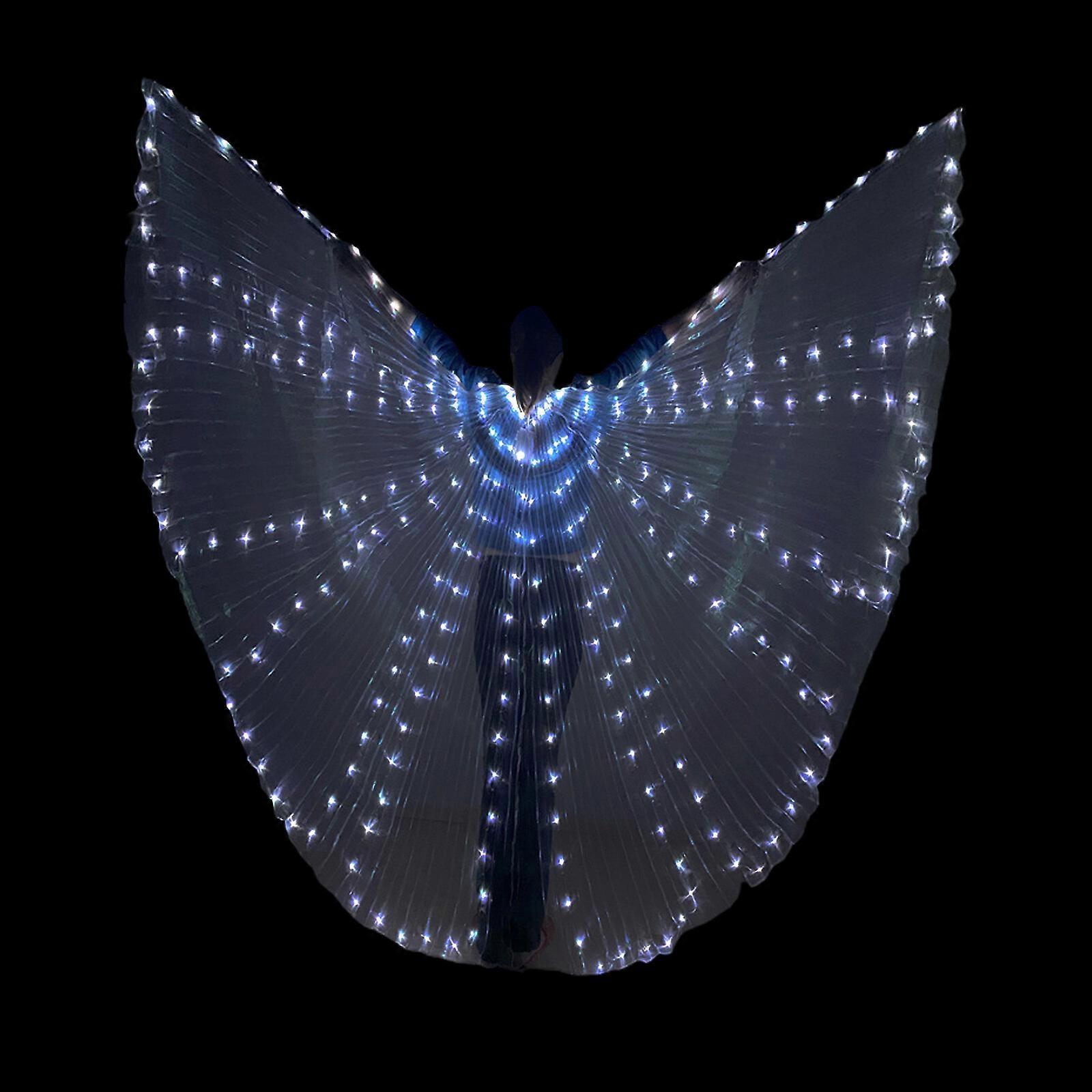 LED כנפי פרפר ליל כל הקדושים זנב תחפושות צבעוני למבוגרים