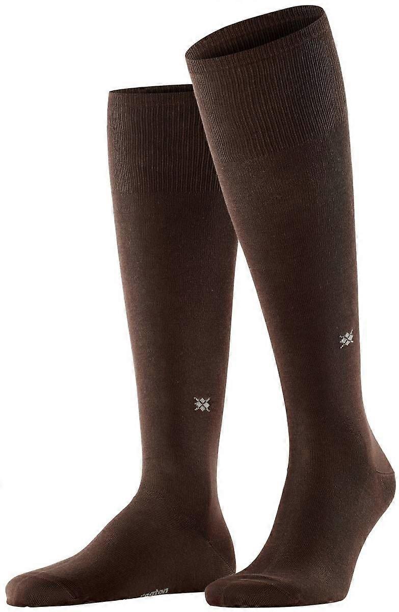 Burlington Dublin Knee High Socks - Chocolate Brown