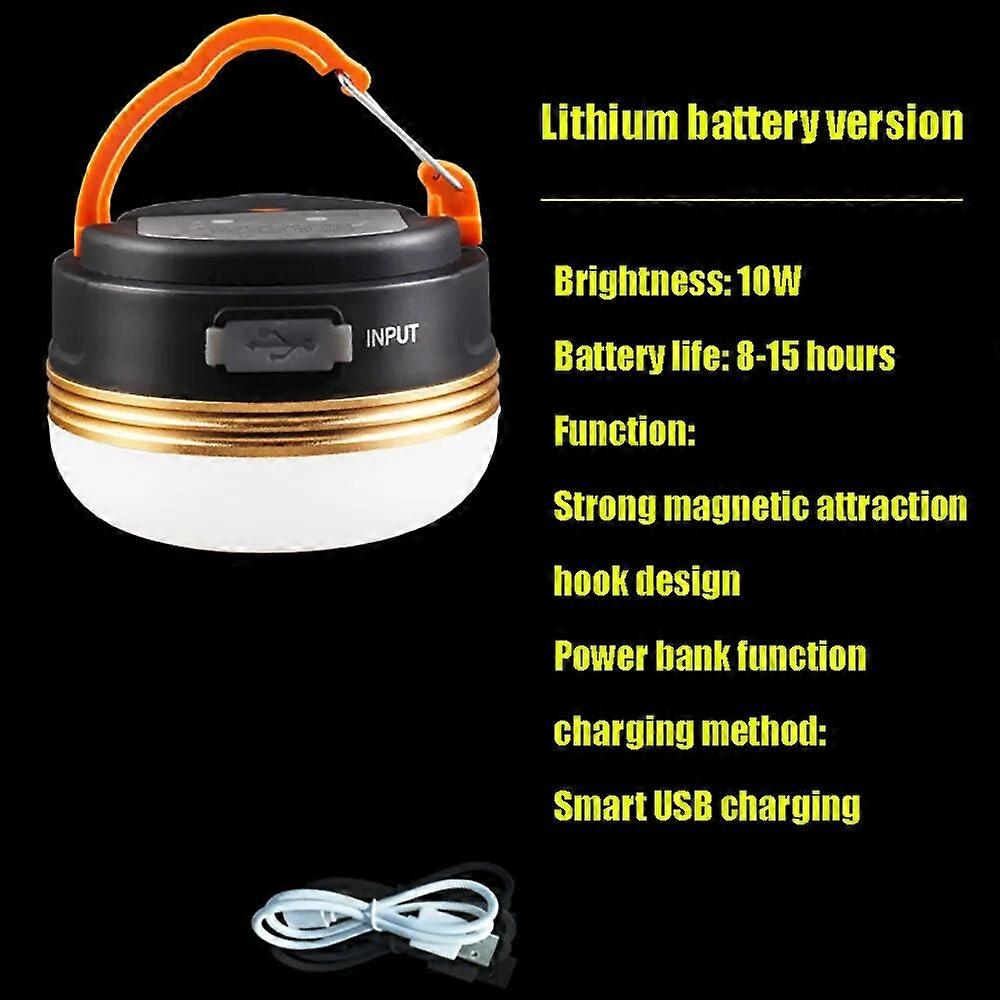 Portable Light High Power Rechargeable Led Lamp Long Lasting Rechargeable Power Lantern Camping Tent Lighting Emergency Light