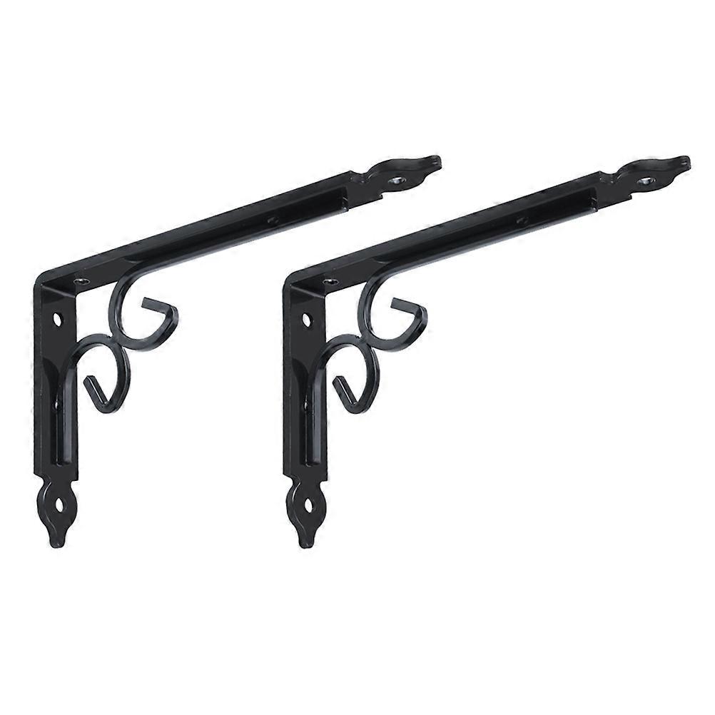2pcs L Type Shelf Bracket Triangular Brackets Heavy Duty Storage Brackets