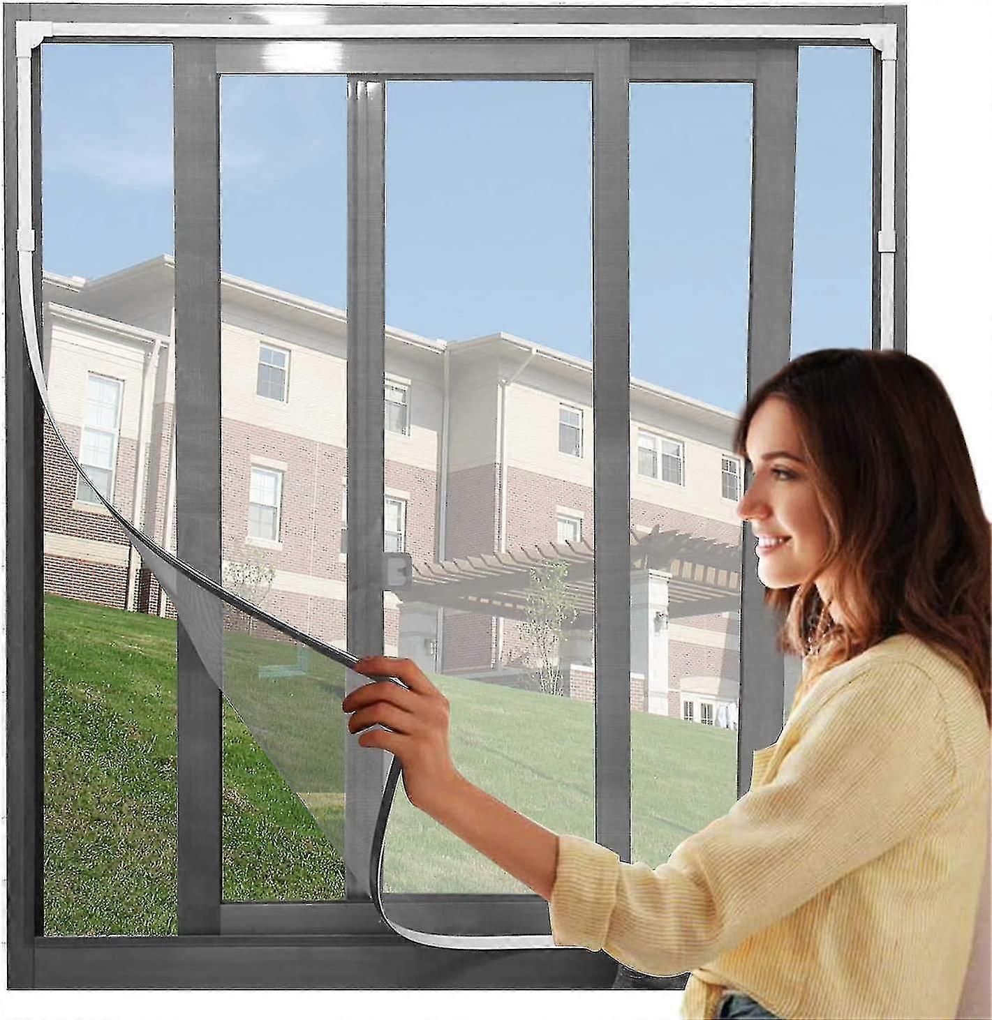 Adjustable Diy Magnetic Fly Screen