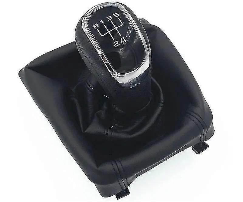 5 6 Speed Manual Gear Shift Knob Gaiter Boot Cover Case For Skoda Octavia II 09-12 Superb II 08-12 For Yeti 09-12
