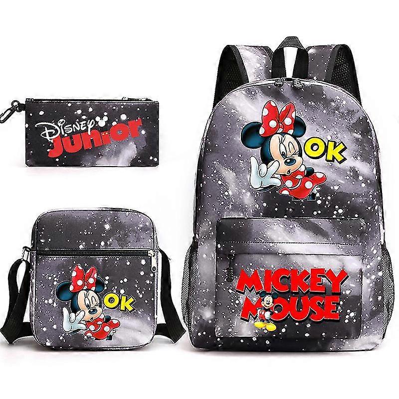 미키 마우스 배낭 패션 여행 가방 어린이 schoolbag 소녀 소년 학습 용품 학교 선물 모칠라