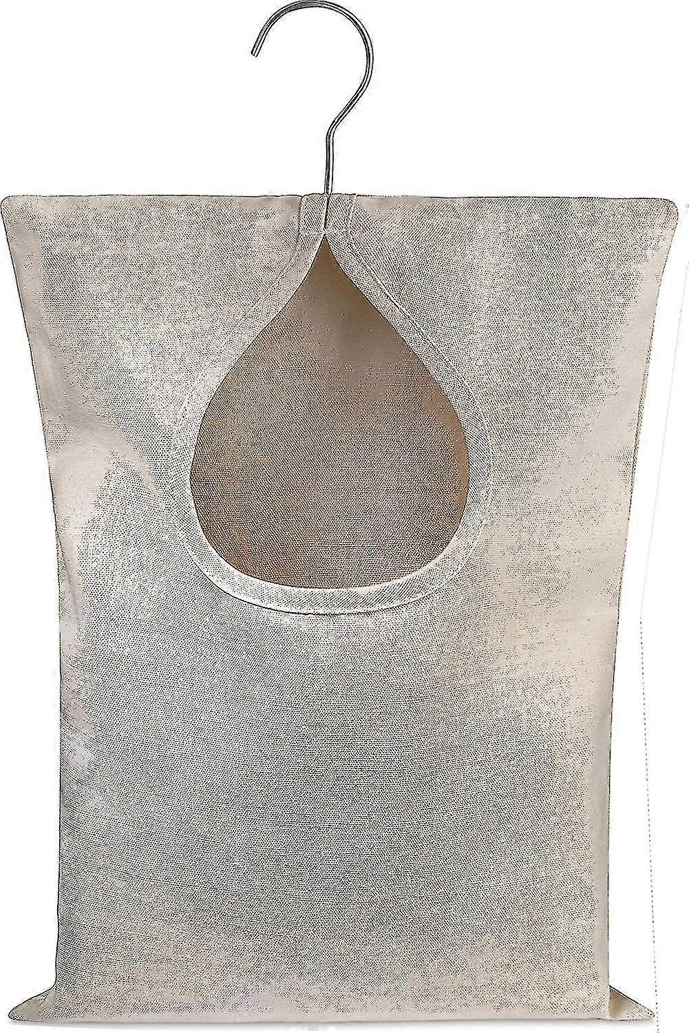 Polyester Clothespin Bag Hanging Storage Organizer With Rotating Hook-11" X 15" Only 3.2 Ounces