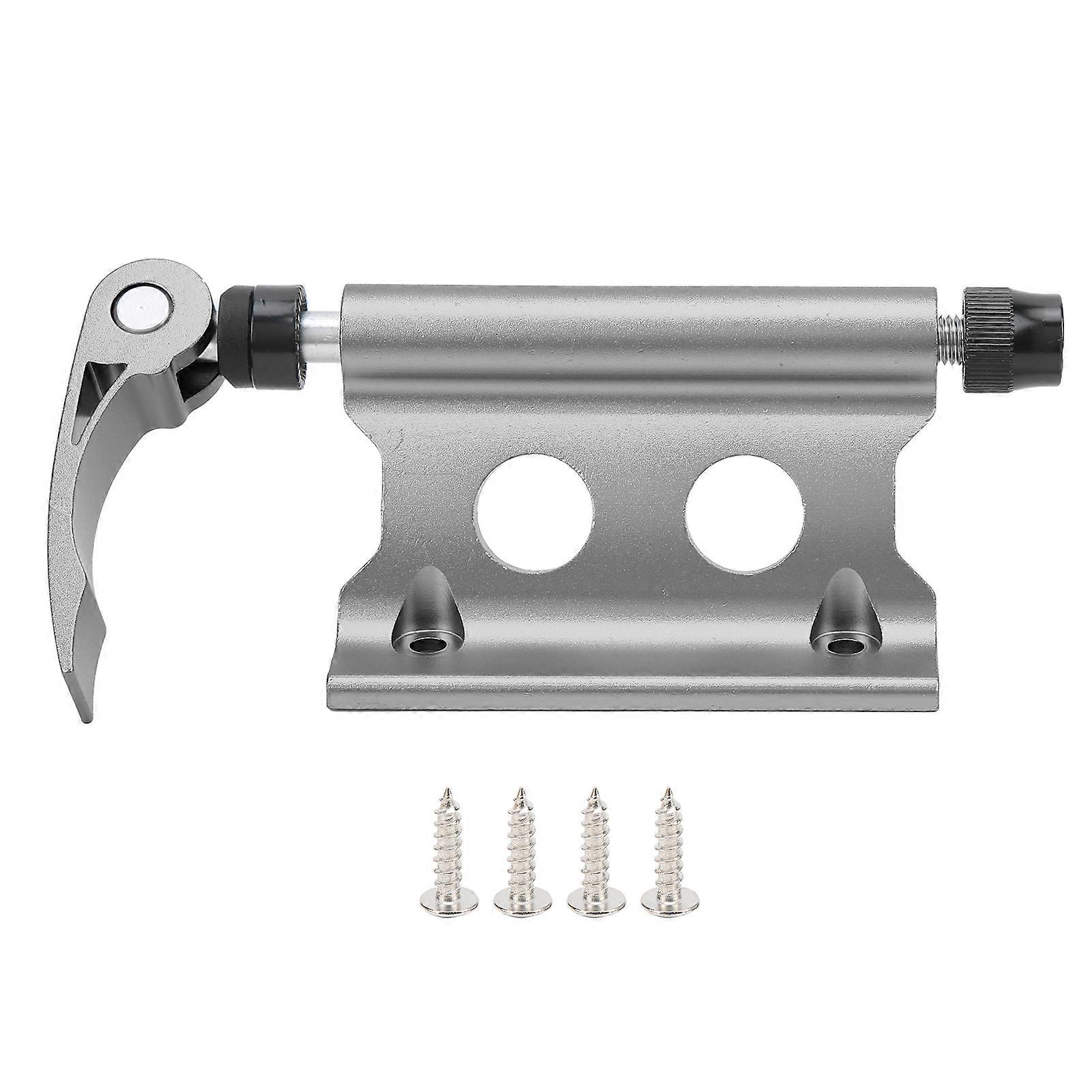 Bike Fork Mount Quick Release Bicycle Block Front Fork Fixed Clip Luggage Holder RackDeep Titanium Color