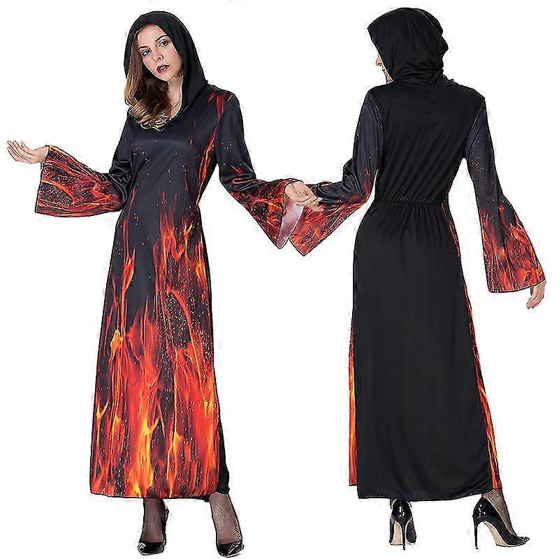New Halloween Fire Devil Costume For Party And Gathering