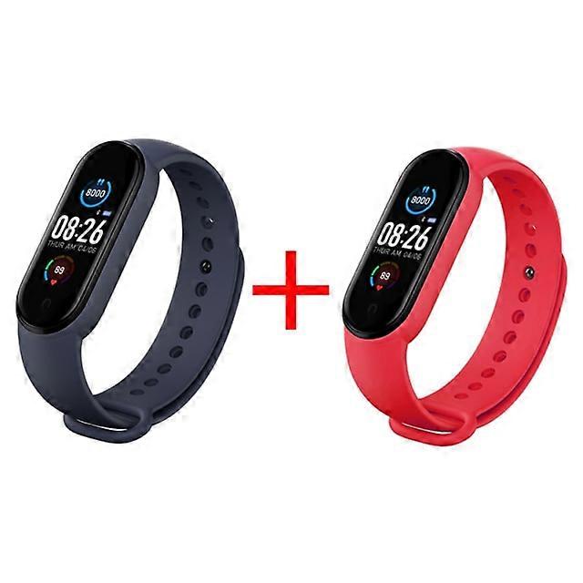 M5 Erkekler Kadınlar Akıllı İzle Spor Smartwatch Nabız Kan Basıncı Monitörü Spor Bilezik Android / IOS için