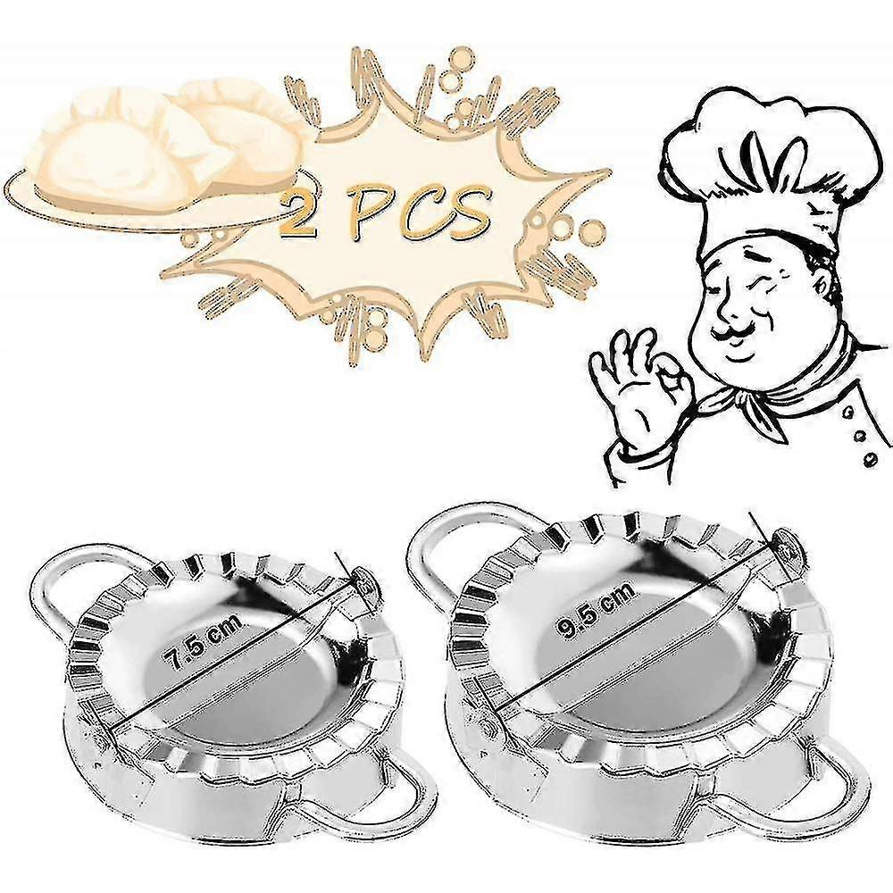 Dumpling Form 2 bitar Pasta Tillverkare Ravioli Form