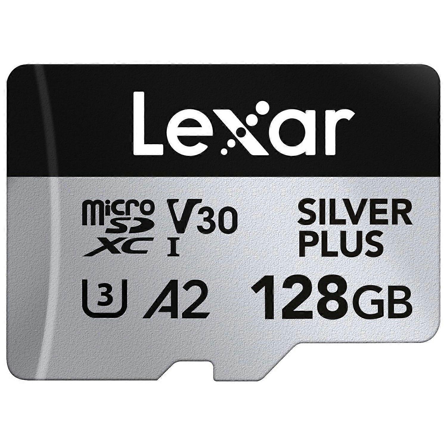 LEXAR Silver Plus 128GB TF Card Phone Camera U3 205MB s Read Speed Memory Card