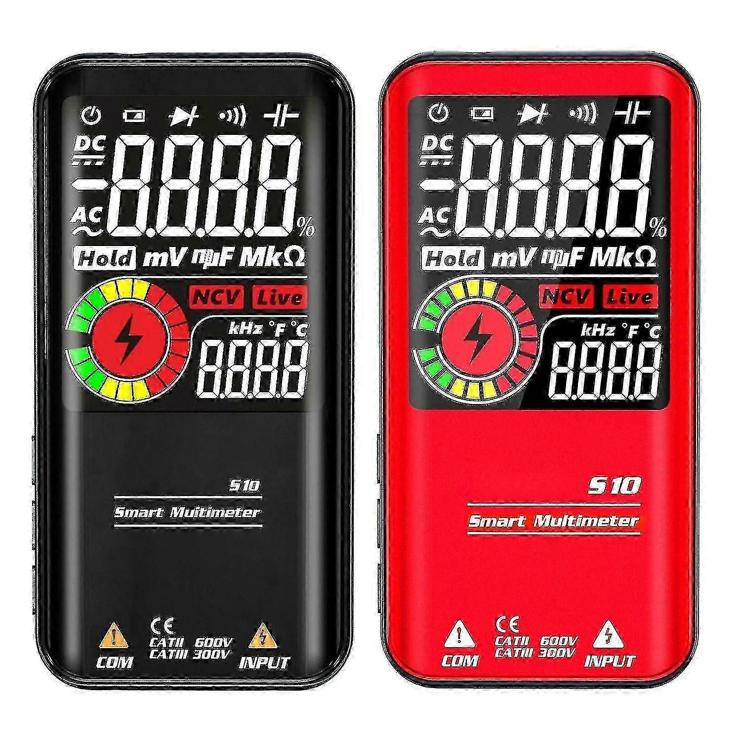 Bside S11 Intelligent 9999 zählt Multimeter Digital LCD Display Wiederaufladbare Universal Meter AC / DC Voltmeter Ohmmeter Test Widerstand Kapazität Fre
