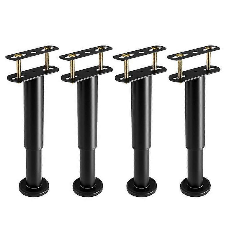 4Pcs 조정 가능한 높이 침대 지지 다리 7.08-12.6 인치, 침대 아래 중앙 지지 다리, 침대 프레임/침대 중앙 칸막이