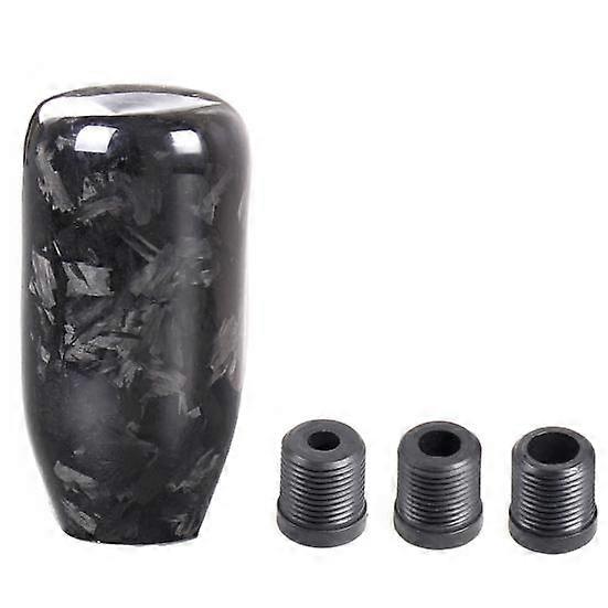 Shifter Knob Irregular Forging Pattern Easy to Hold Carbon Fiber Elliptical Ball Gear