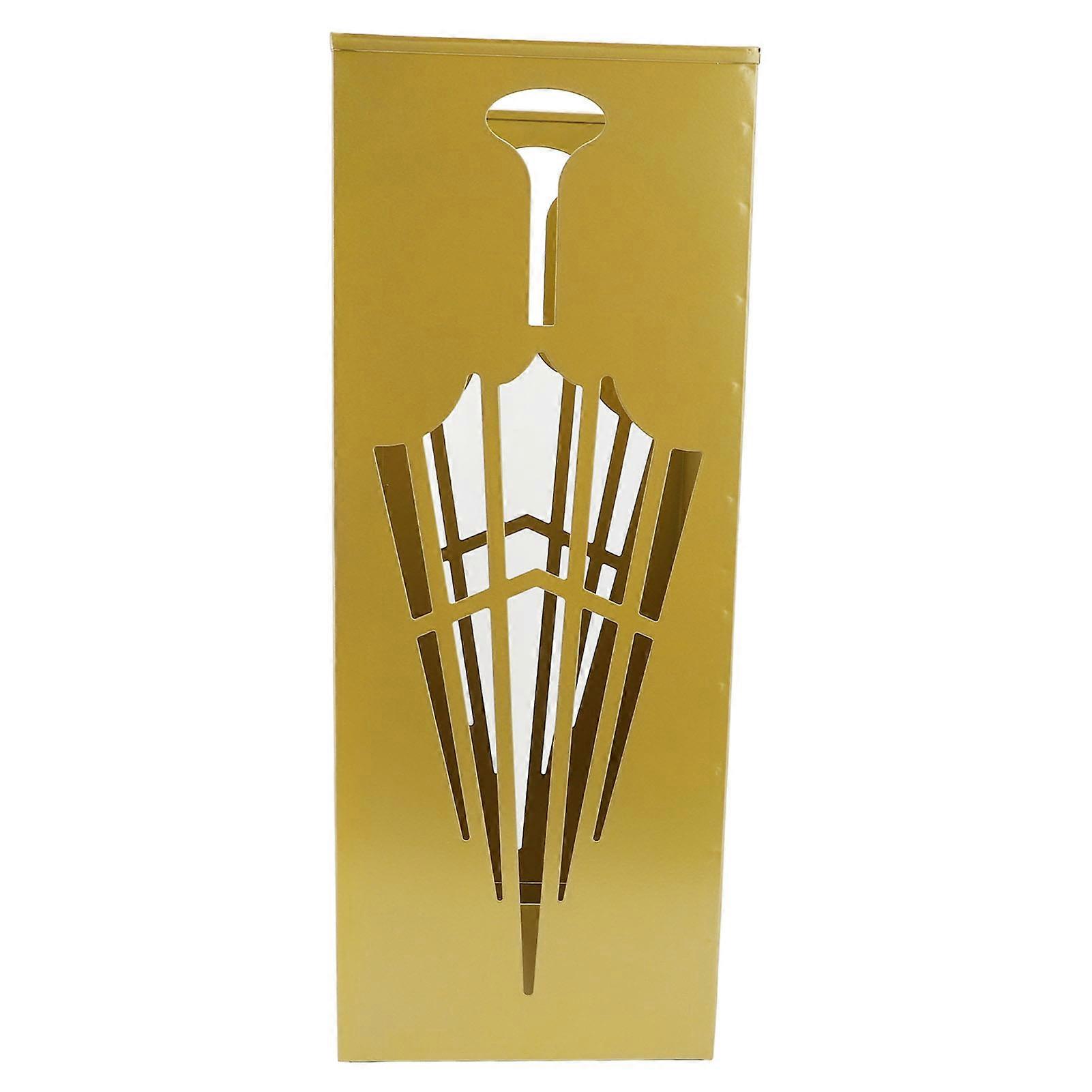 Umbrella Storage Bucket Metal Rustproof Compact Fast Drying Umbrella Rack Holder for Entryway Foyer