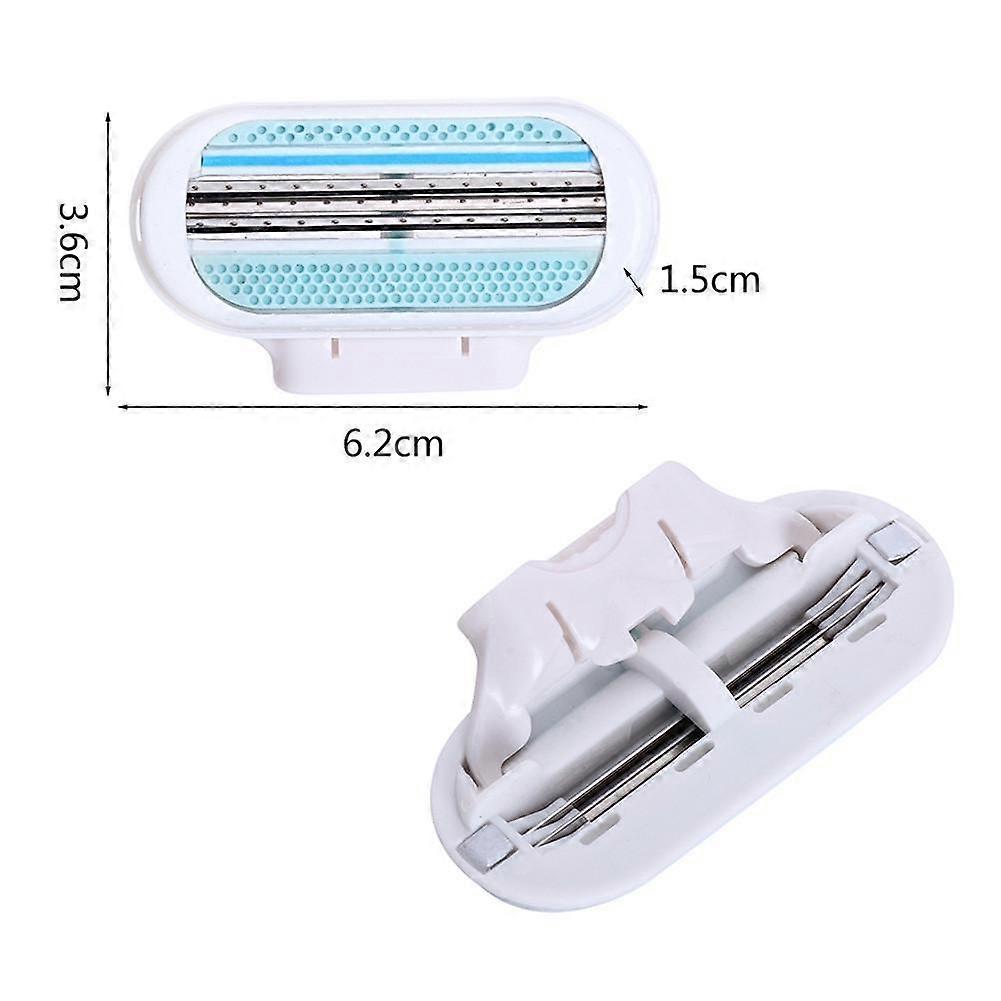 1pc/20 PCS Lady Razor Machine Care Body Portable Fashion Replaceable Three Layer Cosmetic Safety Razors Razor Blade