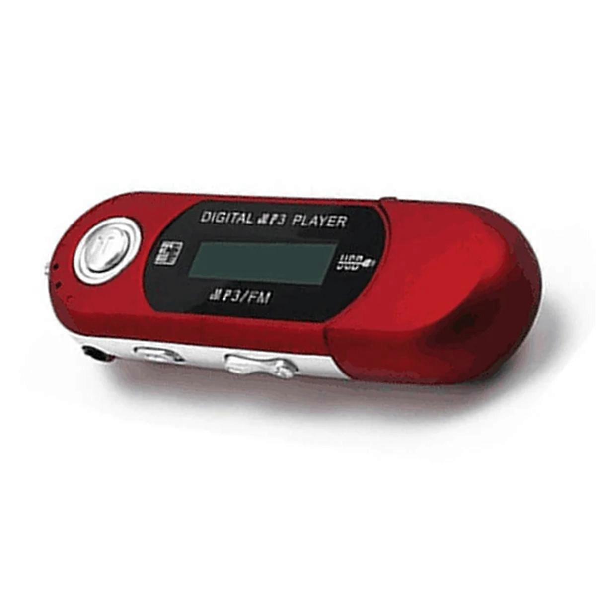 Mini MP3 Player USB 2.0 Small Flash Drive Multilanguage LCD Music Player with 3.5mm Audio Jack Automatic Shutdown(C)