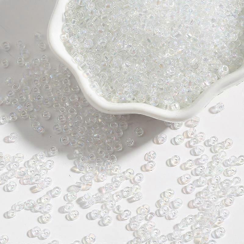 Transparent Colours Czech Glass Beads Crystal Seed Round Hole Beads For DIY Jewelry Making Handmade