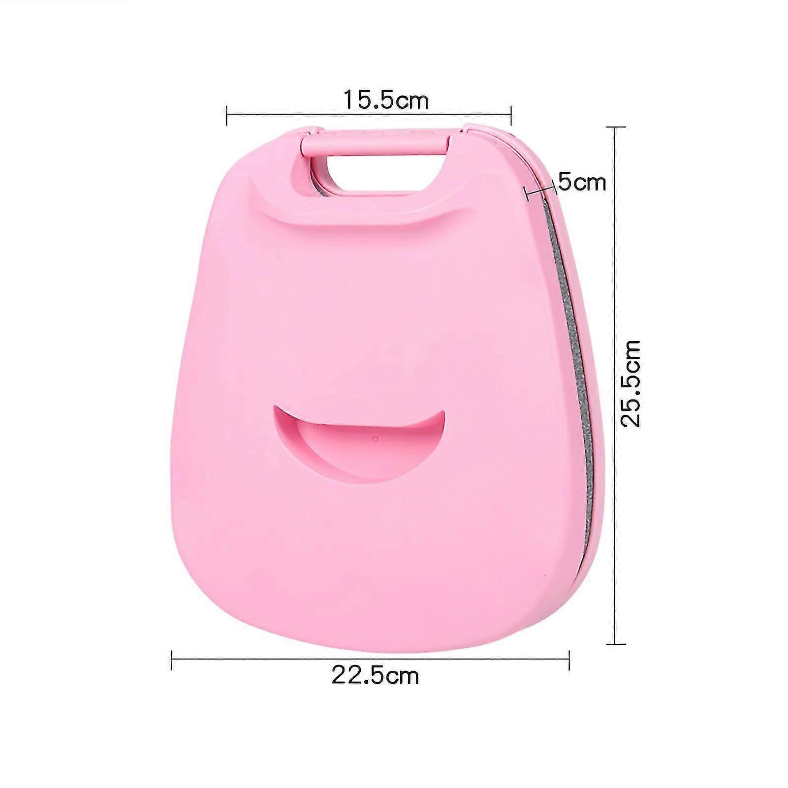 Portable Pink Ergonomic Memory Foam Foldable Nap Pillow for Office Desktop Head Support