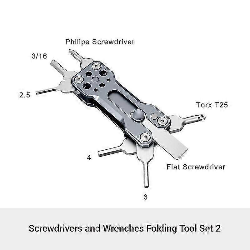 SmallRig Universal Folding Tool Set with Screwdrivers and Wrenches, Seven Functional Tools, DSLR Camera Accessories