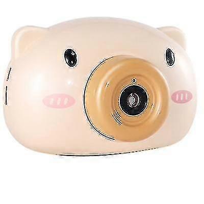 Automatic Cute Cartoon, Pig Camera Shape- Bubble Machine