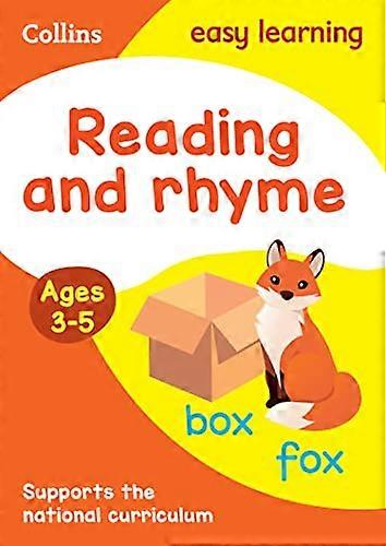 Reading and Rhyme Ages 3 5: Ideal for home learning (Collins Easy Learning Preschool)