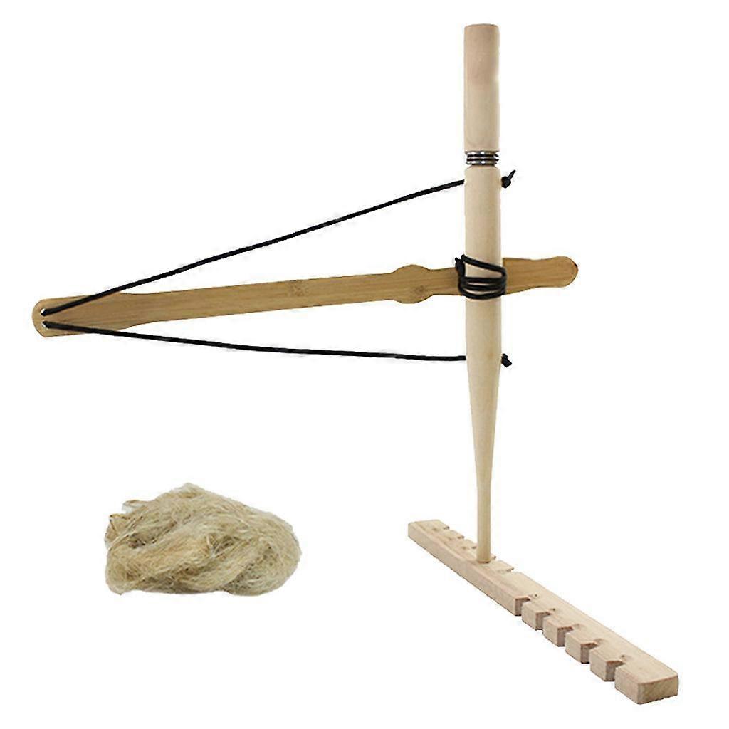 Primitives Holz Bogenbohrer Reibungskit Werkzeug für Survival Wandern Backpacking