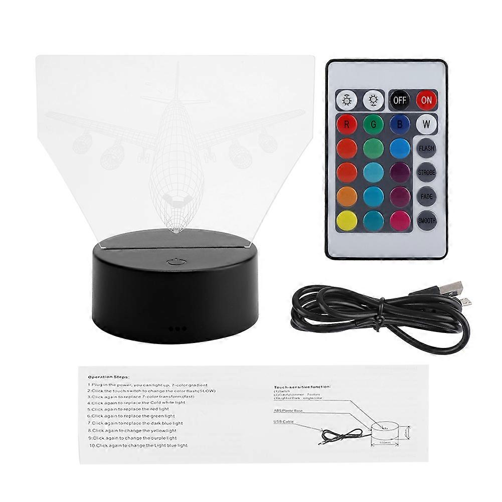 3W 4.5V USB Touch-Controlled 3D LED Night Light Desk Lamp for Home, Bedroom, and Office Use