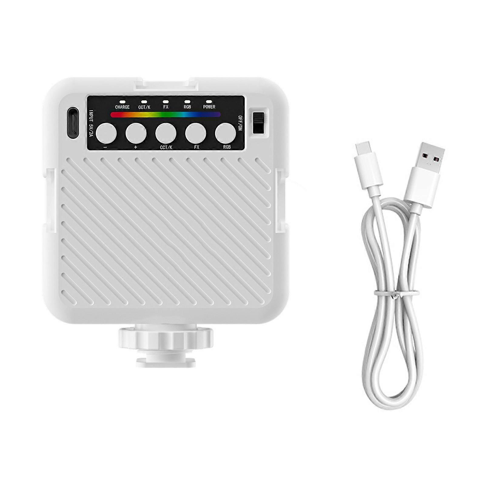 Professional LED Lighting with Multiple Color Mini LED Light Photography Lamp for Home Event Studio Lighting Equipment White