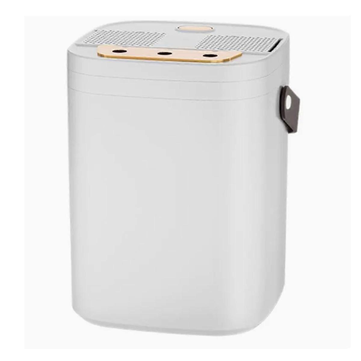 1.8L Household Aroma Humidifier Fragrance Diffuser USB Charging Triple Sprayer 3 Modes with Small LED Night Light White