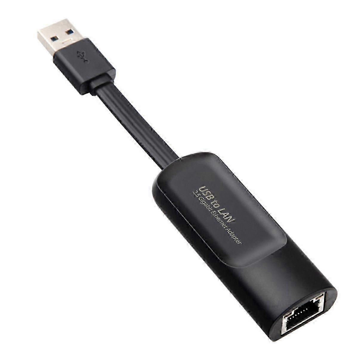 Adaptér USB 3.0 na RJ45 Ethernet LAN 2500 Mbps Gigabitový externý káblový sieťový prevodník pre notebook kompatibilný s E