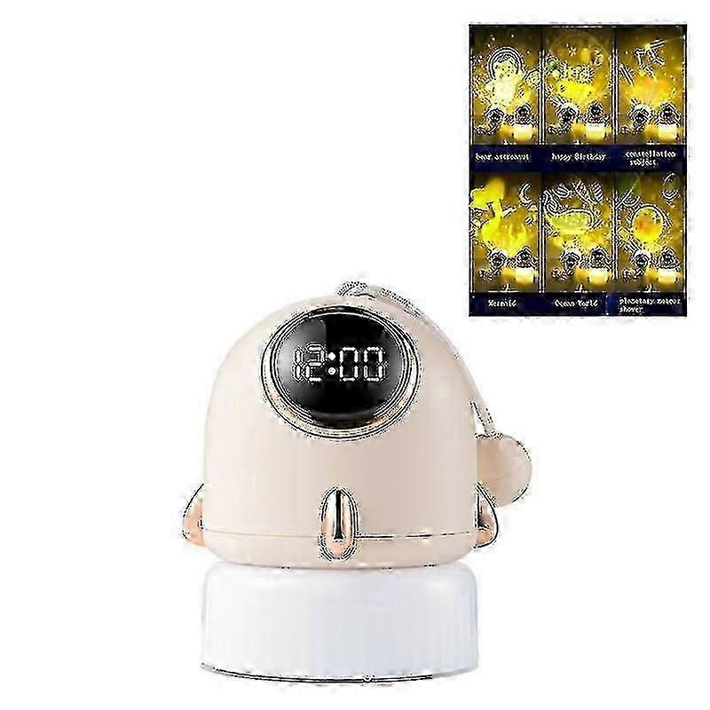 Portable Clock Star Projector Light Led Projector Night Light Usb Ambient Light