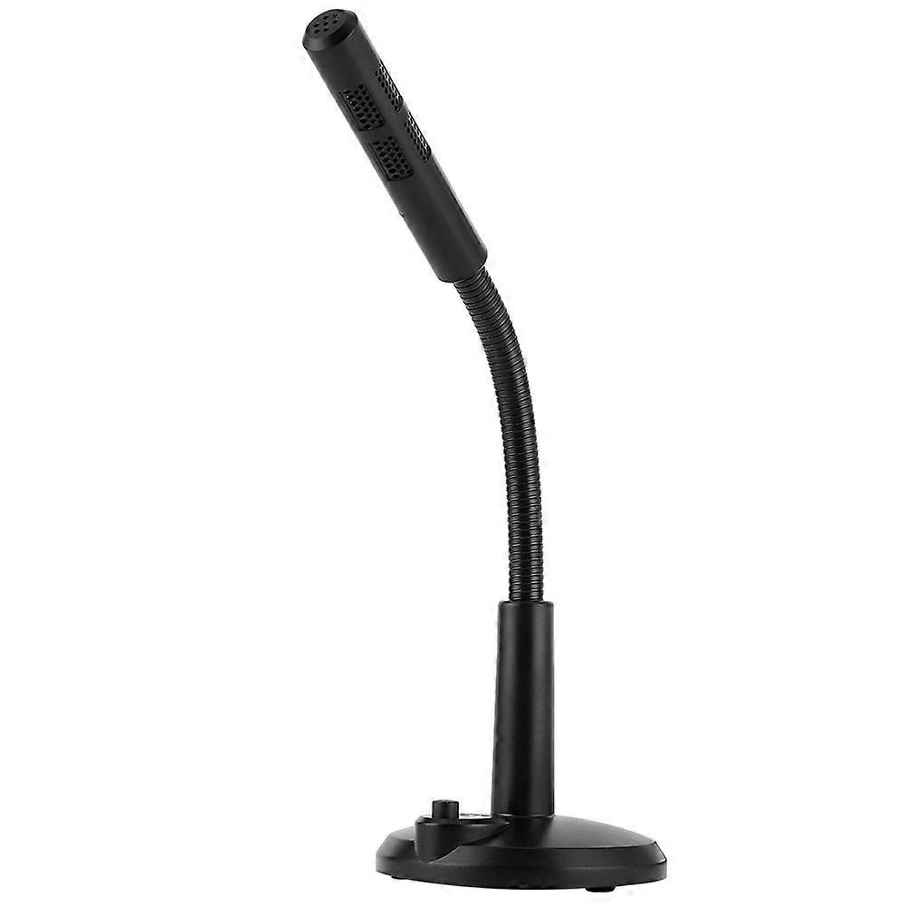 Mini USB Condenser Microphone Adjustable Desktop Mic for Networks Chat Singing Gaming
