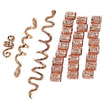 Youthful Ethnic Spirals Hair Clip Suit Hair Extension Rings Alloys Rings for Fashion Unique Styles  Silver