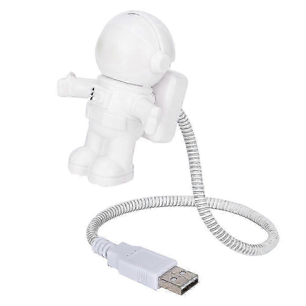 PC USB Light, Energy Saving Spaceman Shape Mini USB LED Night Light, Computer Laptop Notebook Lamp Flexible PC Light