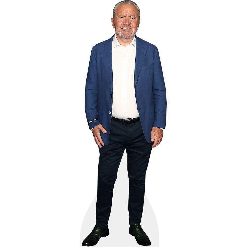 Alan Sugar (Blue) Cardboard Cutout (lifesize OR mini size). Standee. Stand Up.