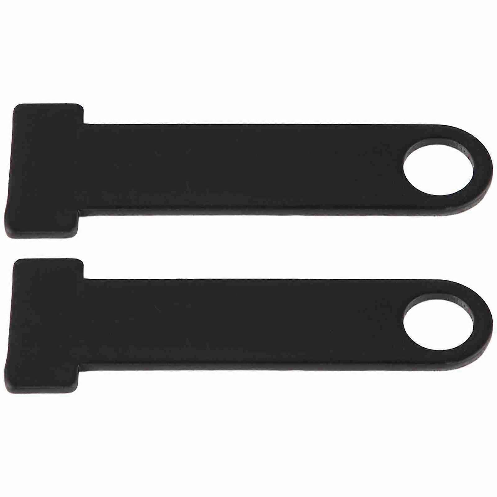 BOROCO Helmet Strap DRing Lock, Stainless Steel Motorcycle Universal for (black)