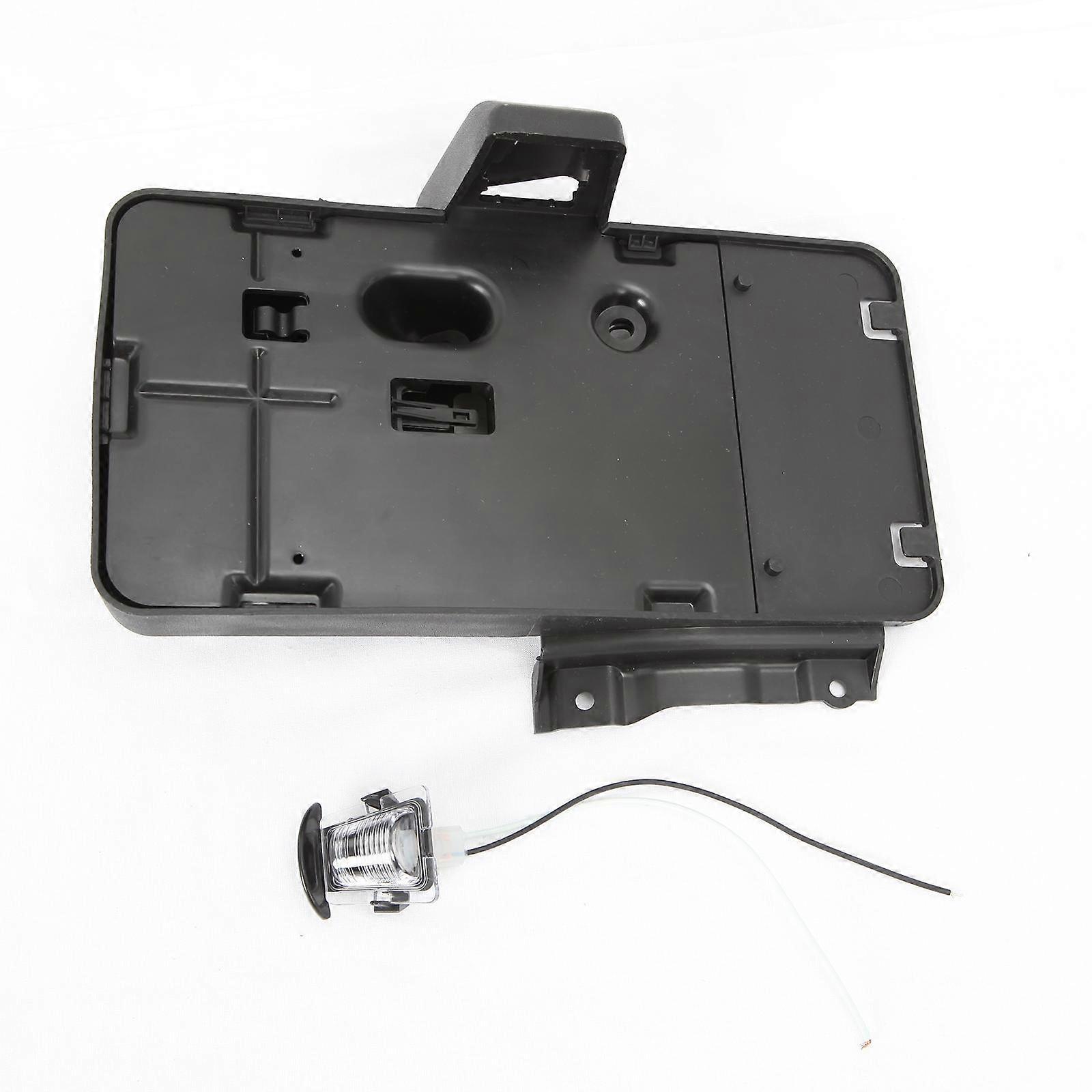 Car Tail Rear License Plate Frame Number Holder Mounting Bracket with Light for Jeep Wrangler JK 2007-2017