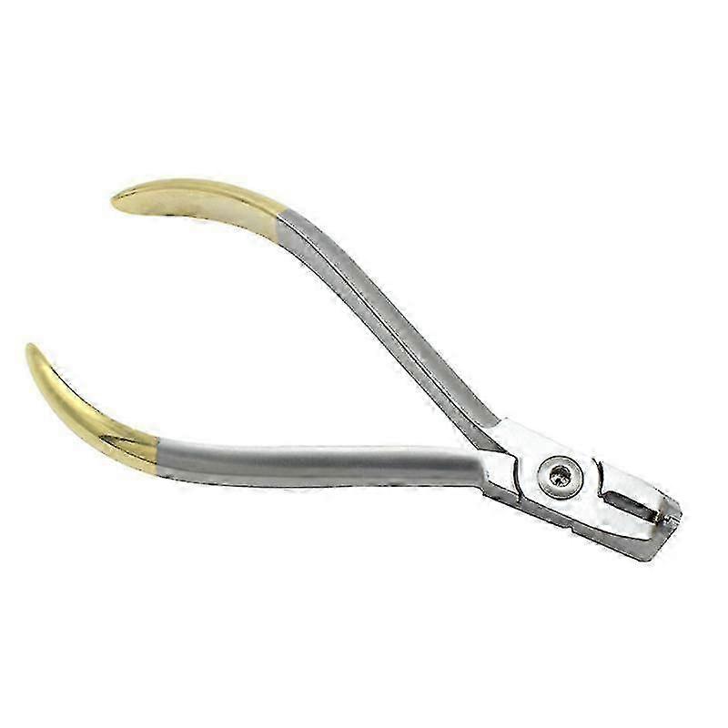 Dental forceps for orthodontic lab wire and bracket removal