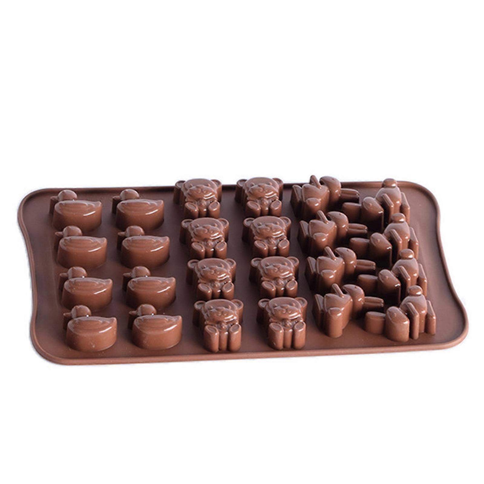 24 Holes Molds For Chocolate, Cake, Jelly, Pudding, Multiple Shape Kitchen Aid