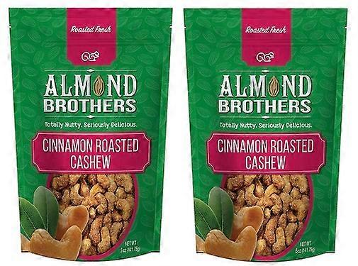 Almond Brothers Cinnamon Roasted Cashews 2 Pack