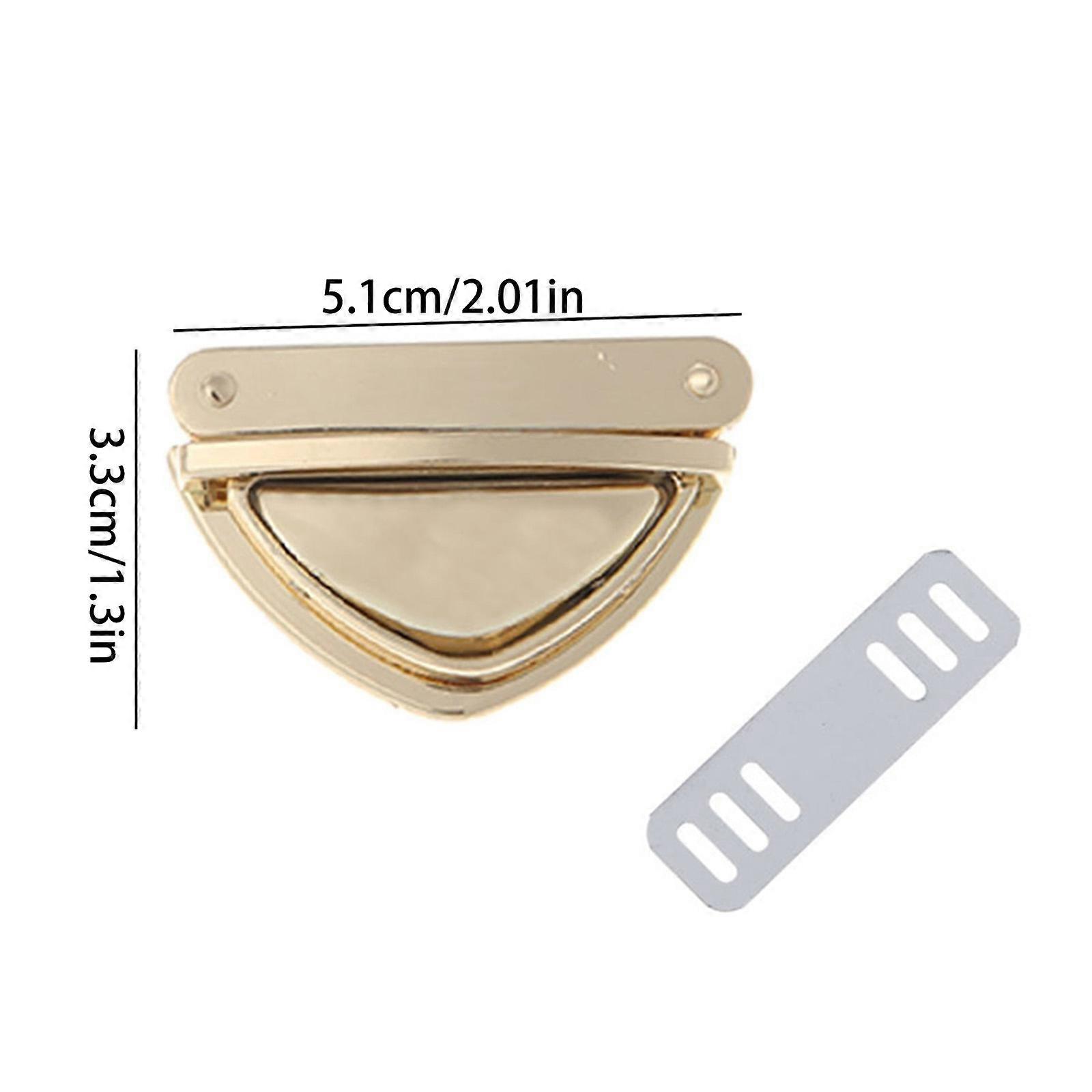 Triangular Shape Clasp Turn Lock Twist Locks for DIY Handbag Shoulder Bag Purs  S