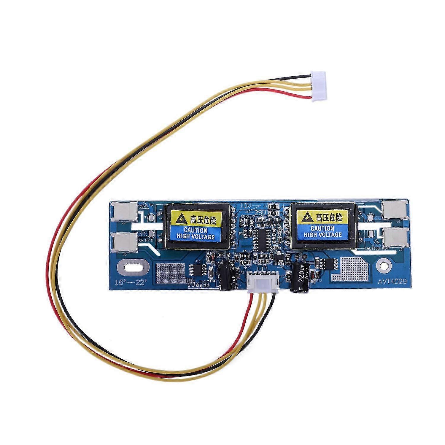 Avt4029 Universal Inverter Replacement Ccfl Inverter Lcd Monitor 4 Lamp 10-29V For 15-22 Inch Wide