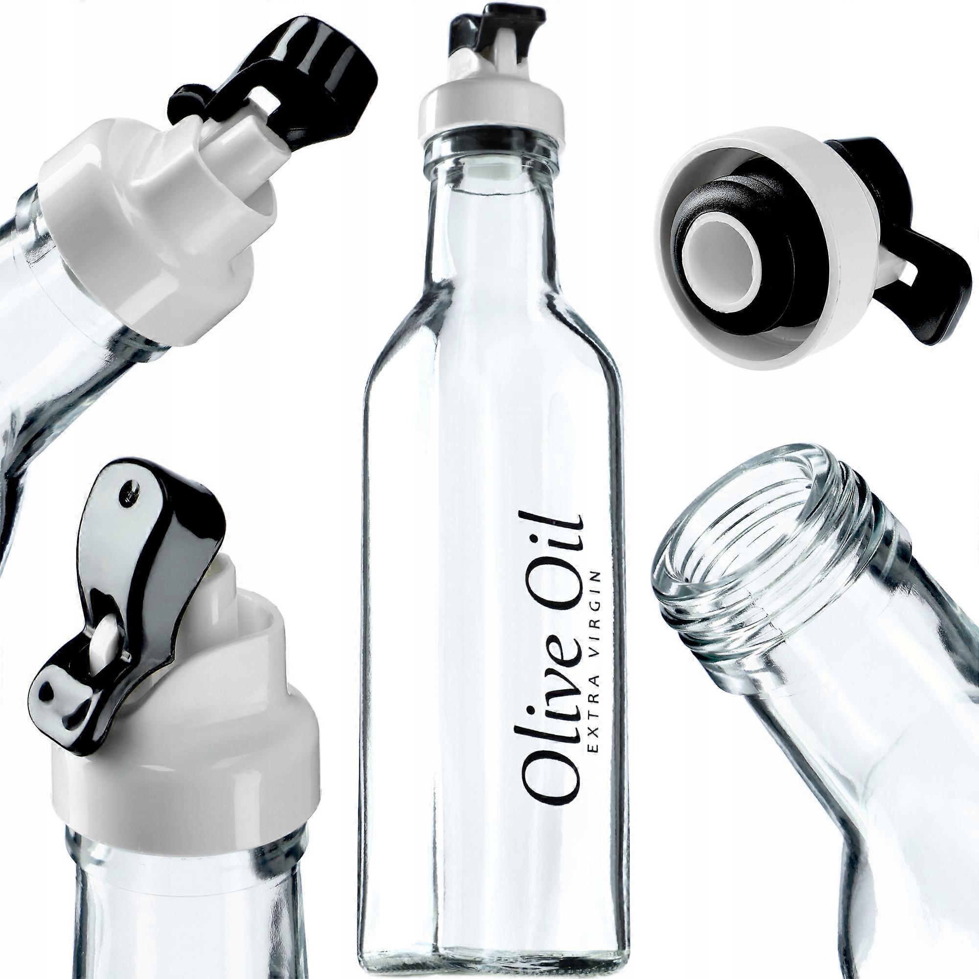 KADAX Skleněná láhev na ocet z olivového oleje 250ml s octem Dávkovač olivového oleje