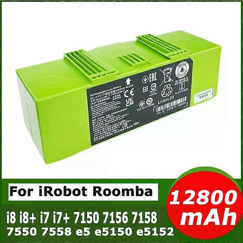 Applies to I7 14.4V 5200mAh i7 Battery Replacement for iRobot Roomba e and i Series i7+ e5 7150 7550 i3 3150 i3+ 3550 i4 4150 i4+ 4624864