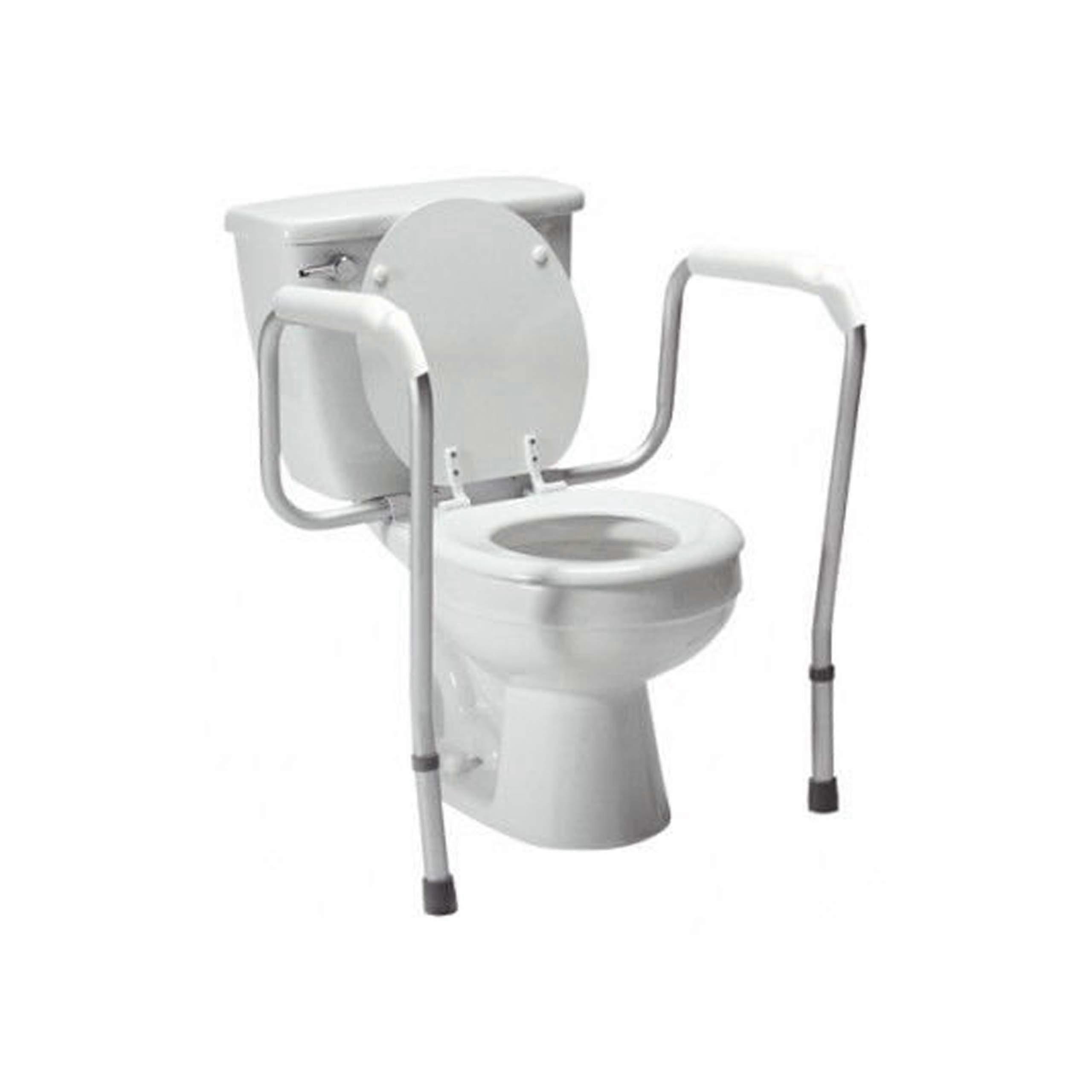 6465A-1 Lumex Versaframe Toilet Safety Rail, Adjustable-Height, 250 lb. Weight Capacity