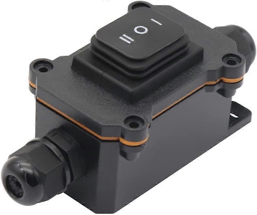 Box Rocker Junction Box Open Trailer Open Connector, Outdoor Weatherproof 2-Gang Electrical Box