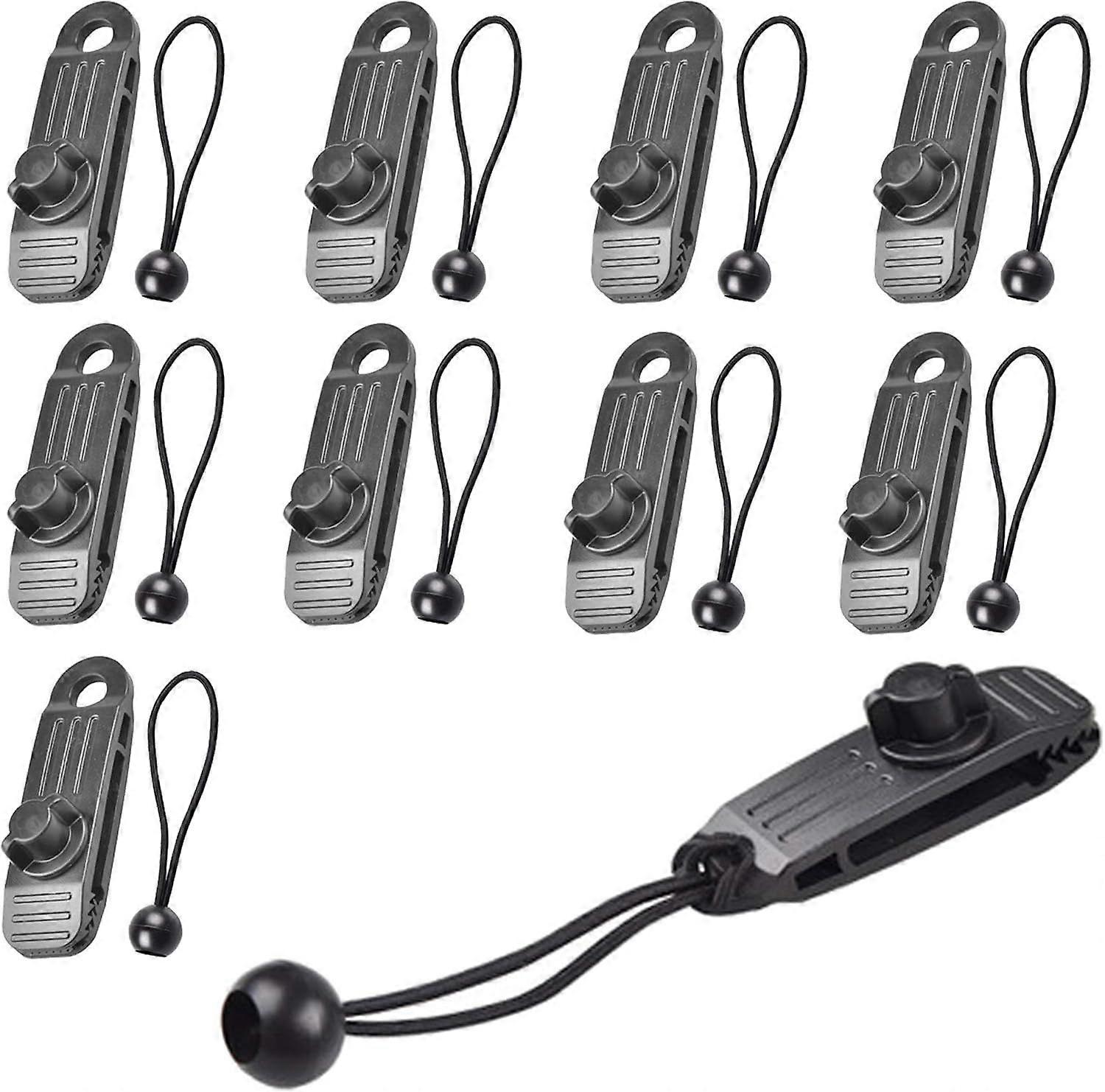 10 Tarp Clips for Tent, Tarp, and Awning