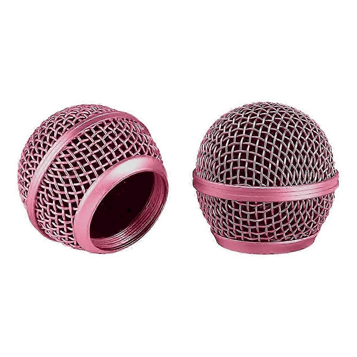 Microphone Capsule Replacement, Steel Mesh Microphone Grille Cap, for Windscreen (2 Pcs)