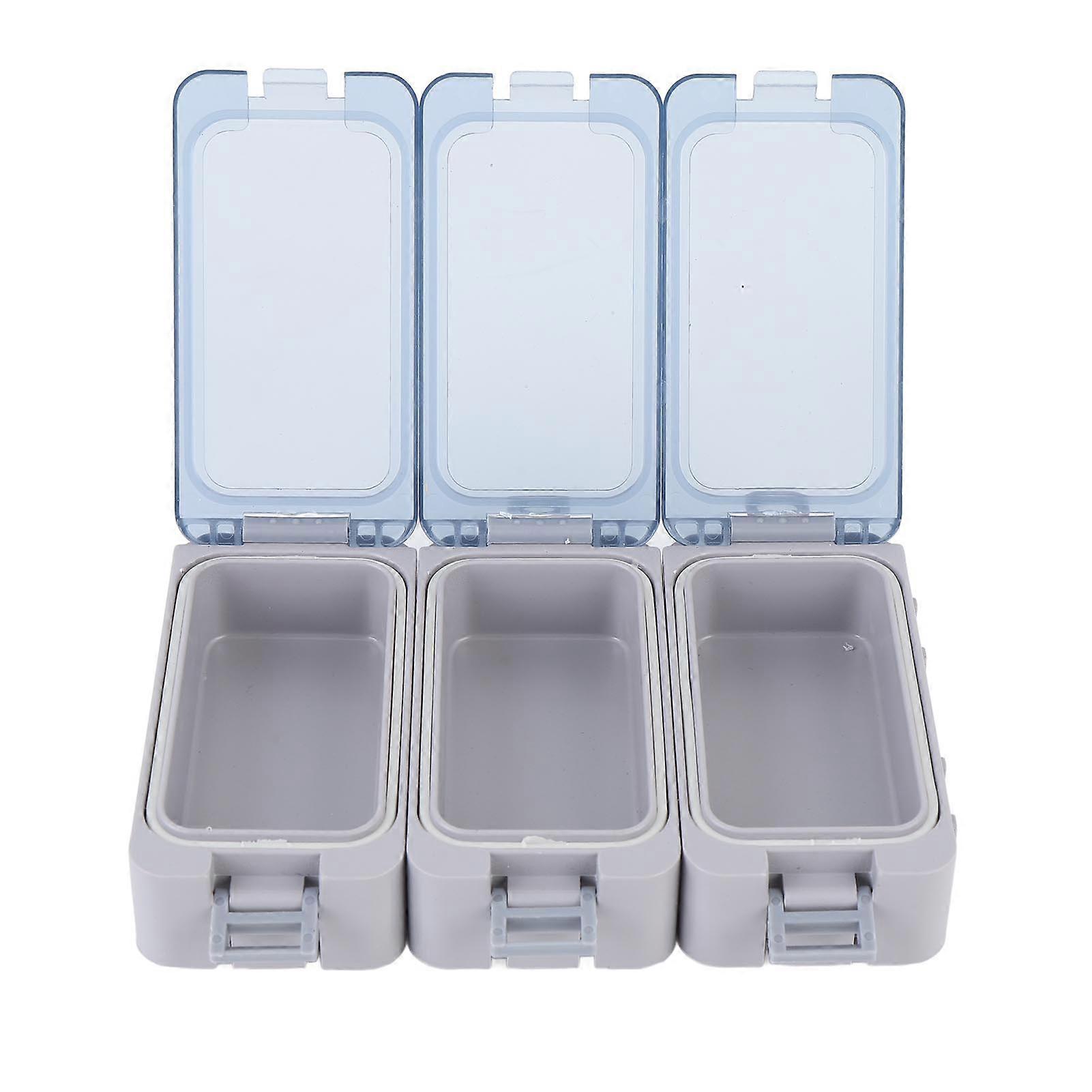 Leuchtende wasserfeste tragbare Ausrüstung Mini Utility Köder Angelbox Kleine Organizer Behälter