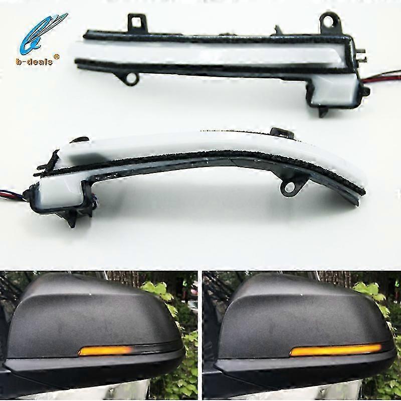 Suitable For Bmw Led Rearview Mirror Light With Floor Light, Daytime Running Light, Turn Signal Function, Dynamic Running Water