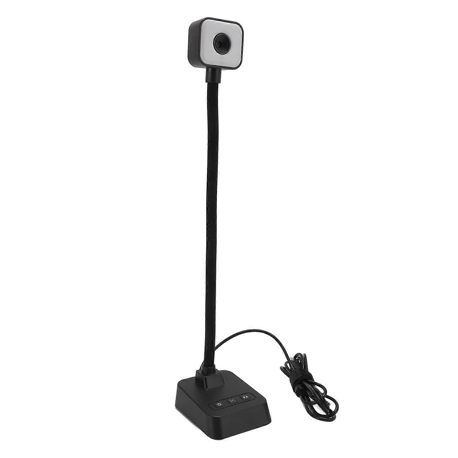 13MP Ultra HD USB Built In Microphone Wide Angle Flexible Adjustable Auto Focus LED Webcam Document Camera